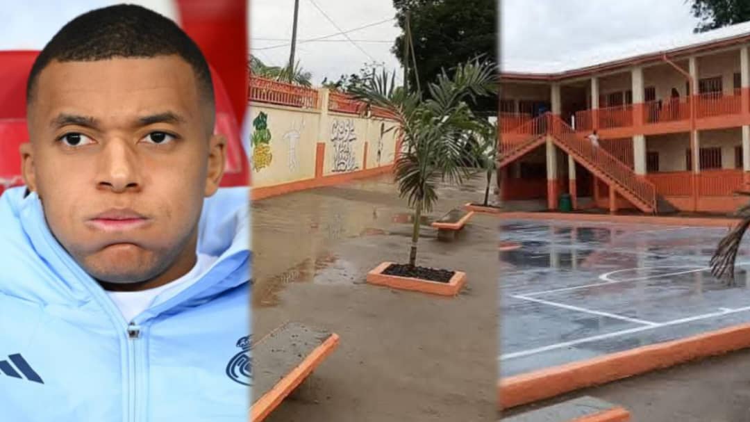 Kylian Mbappé finance la rénovation de l'école publique de Bonendale au Cameroun