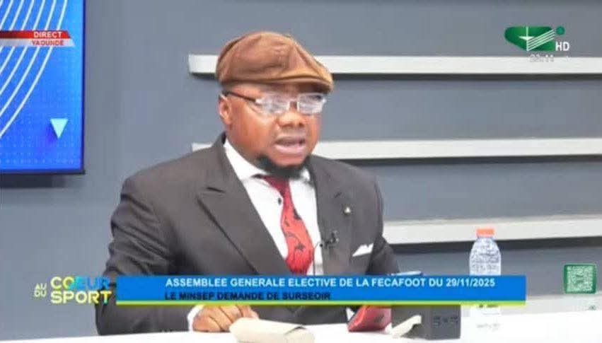 Gouvernance à la FECAFOOT : Stéphane Edzigui alerte sur les risques de favoritisme et le non-respect de l'autorité de l'État