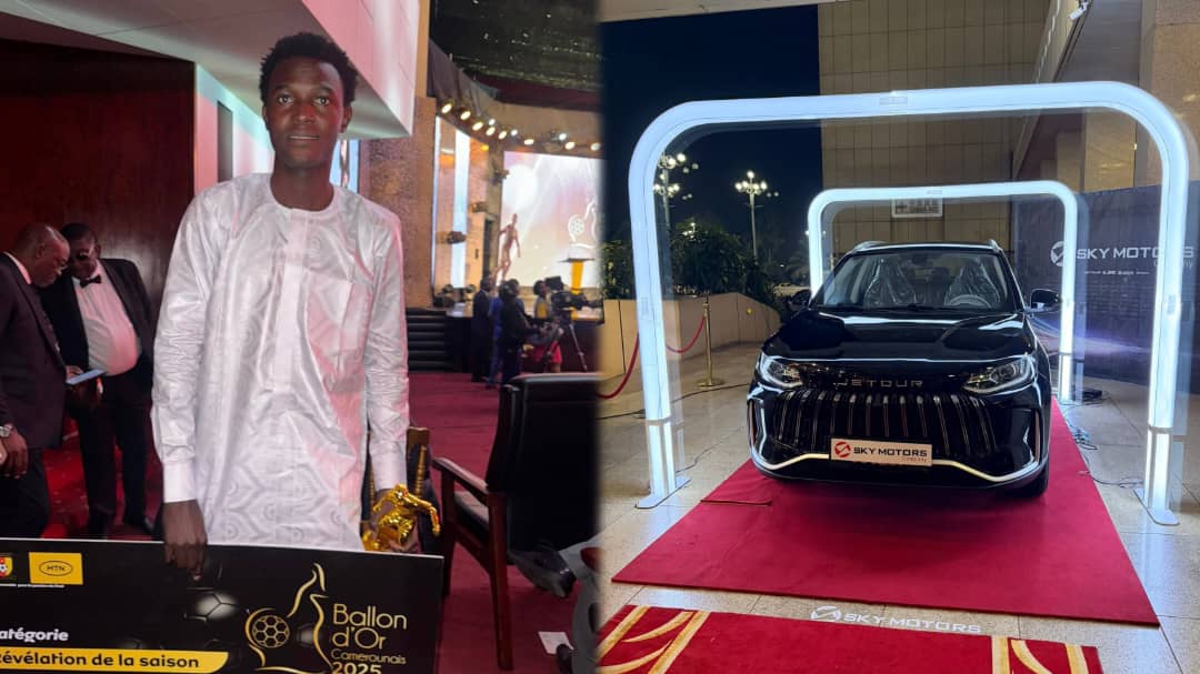 Serge Daura Crowned Cameroonian Ballon d'Or 2025 and Drives Away with a Jetour Car