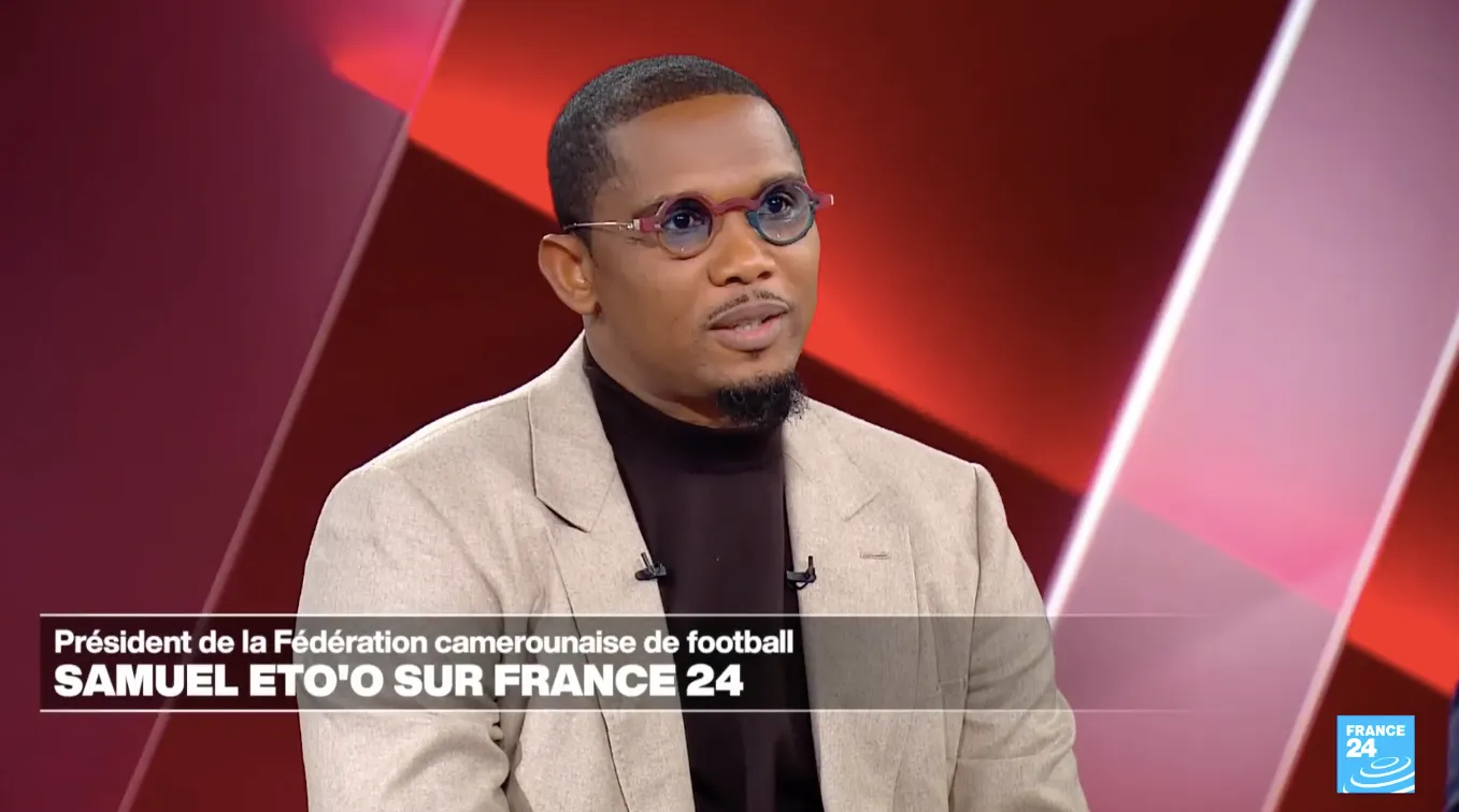 Samuel Eto’o justifie le contrat de David Pagou à la tête des Lions Indomptables