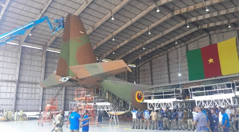 L'armée de l'air camerounaise réalise une maintenance lourde d'un C130-H, une démonstration de souveraineté technique